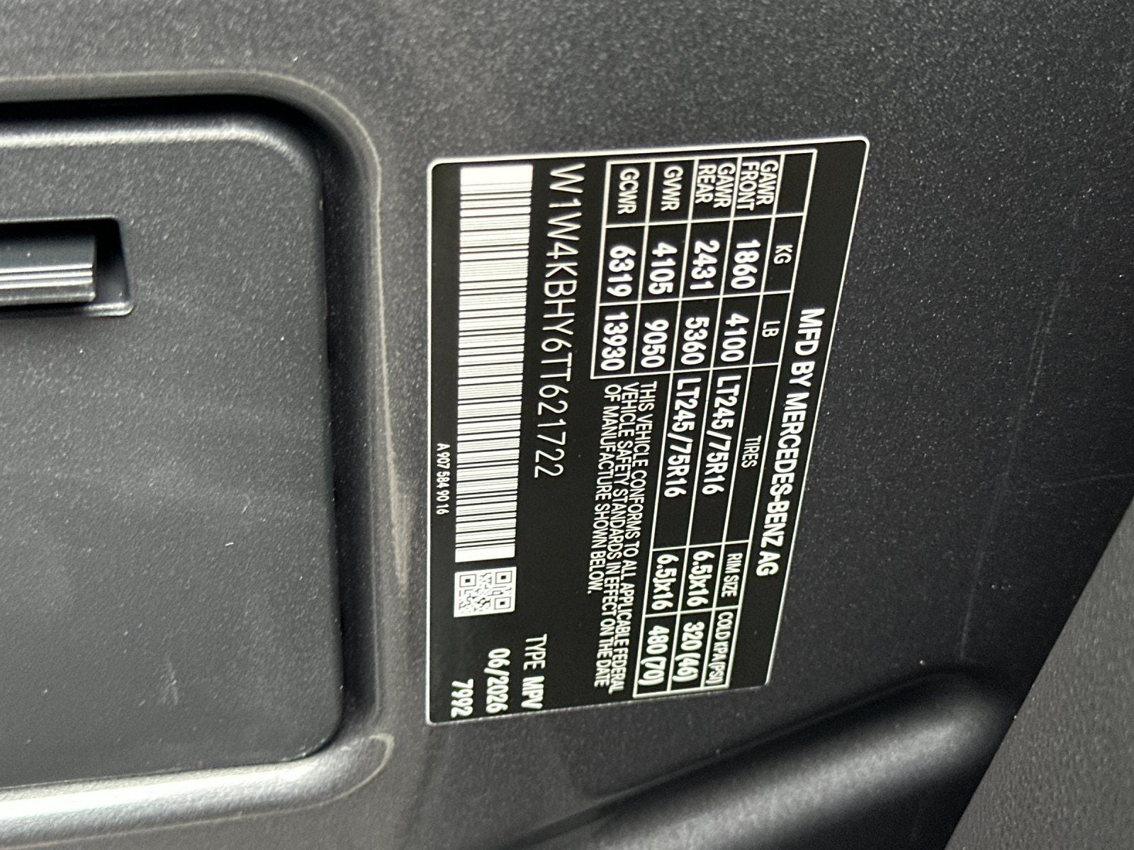 2026 Mercedes-Benz Sprinter 2500 Base