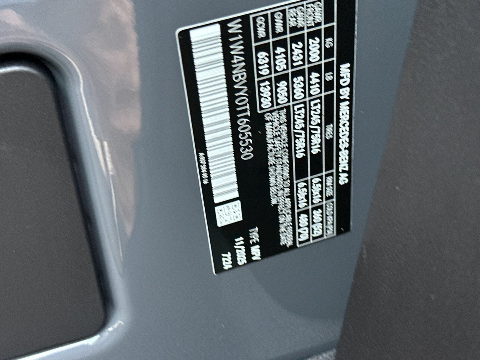 2026 Mercedes-Benz Sprinter 2500 Cargo 144 WB 4MATIC®