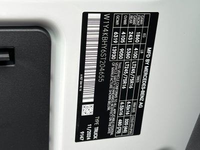 2025 Mercedes-Benz Sprinter 2500 Cargo 144 WB