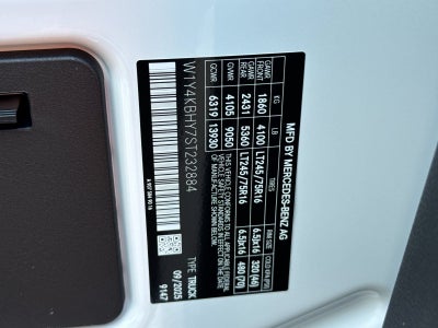 2025 Mercedes-Benz Sprinter 2500 Cargo 144 WB