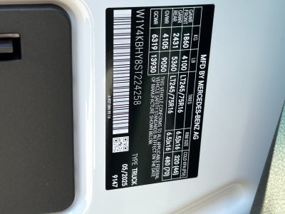 2025 Mercedes-Benz Sprinter 2500 Cargo 144 WB