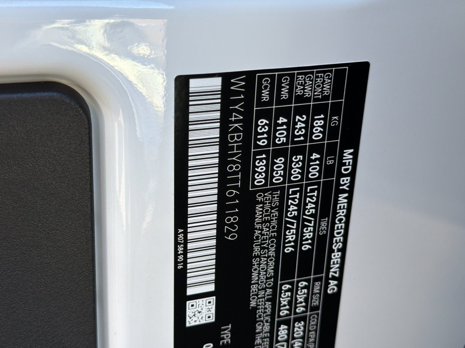 2026 Mercedes-Benz Sprinter 2500 Base