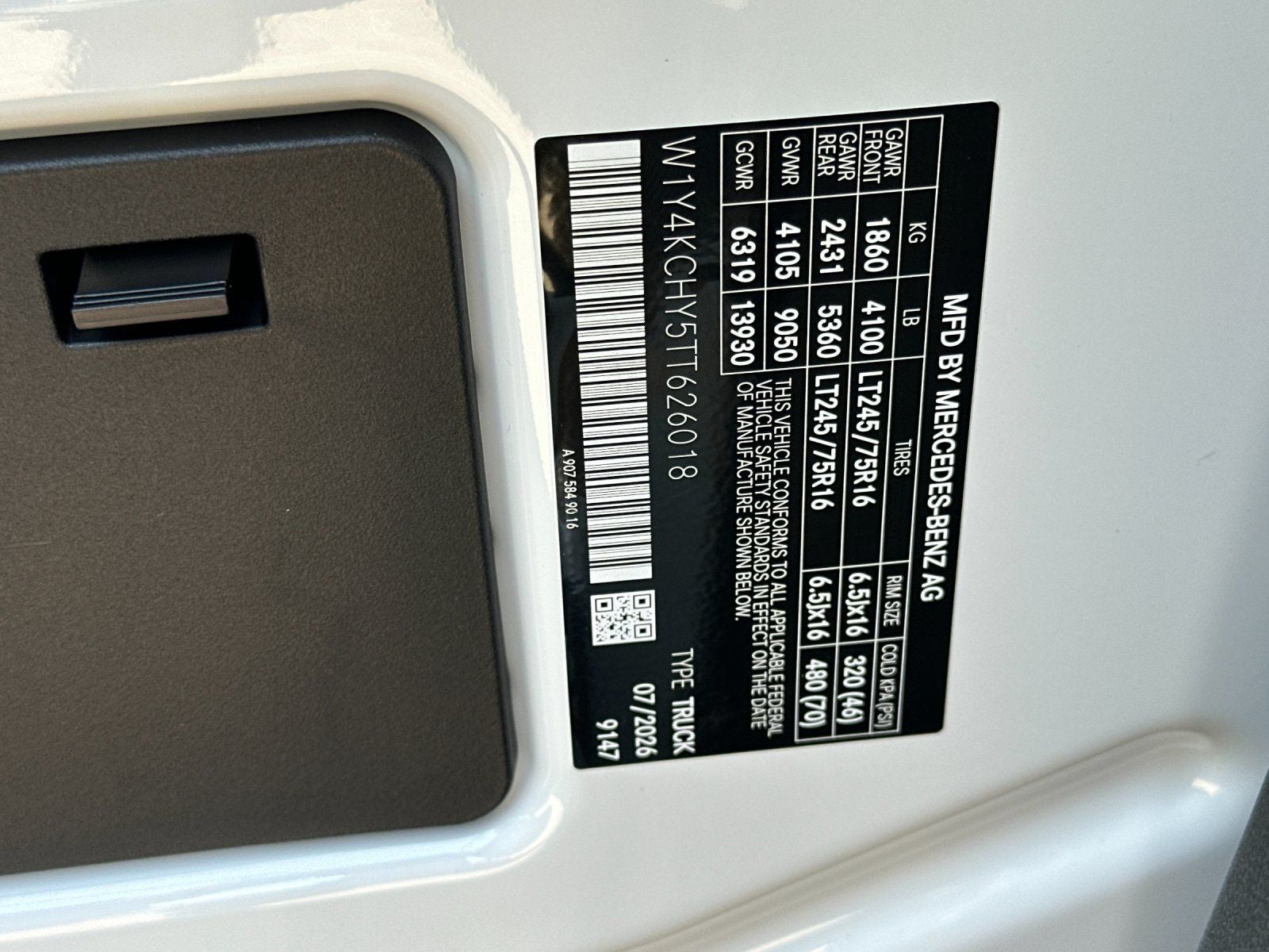 2026 Mercedes-Benz Sprinter 2500 High Roof