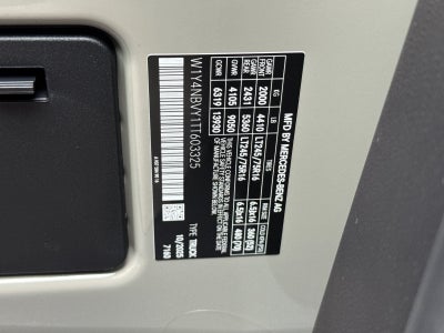 2026 Mercedes-Benz Sprinter 2500 Cargo 144 WB 4MATIC®